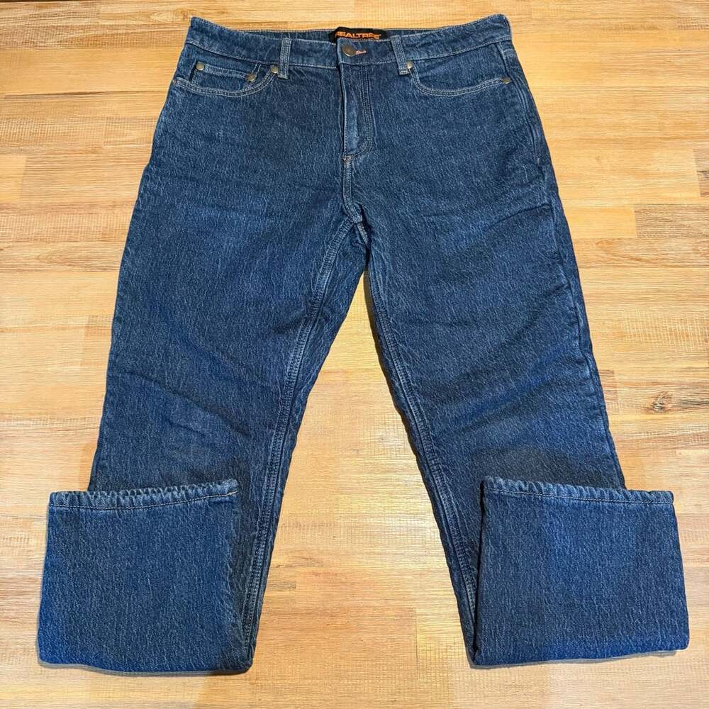 Realtree Lined Jeans 32x30 Dark Wash Flannel Lined Denim